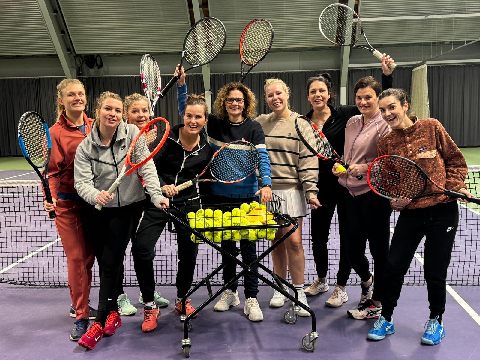 Tennisclinic met Petra Kamstra